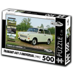 RETRO-AUTA Puzzle č. 56 Trabant 601 S Universal (1981) 500 dílků 120530