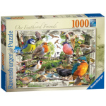 RAVENSBURGER Puzzle Naši opeření přátelé 1000 dílků 122111