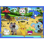 RAVENSBURGER Puzzle Pokémoni z Alola 4x100 dílků 122253