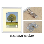 BFHM Hliníkový rám na puzzle 80x60cm - stříbrný 122970