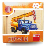 DINO Dřevěné puzzle Tatra 6x4 dílky 123501
