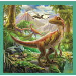 TREFL Puzzle Neobyčejný svět dinosaurů 3v1 (20,36,50 dílků) 123794