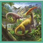 TREFL Puzzle Neobyčejný svět dinosaurů 3v1 (20,36,50 dílků) 123794