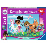 RAVENSBURGER Puzzle Nella princezna rytířů 2x24 dílků 125379