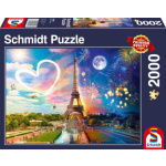 SCHMIDT Puzzle Paříž ve dne, v noci 2000 dílků 131963