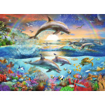 RAVENSBURGER Puzzle Ráj delfínů XXL 300 dílků 132660