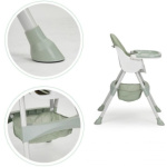 ECOTOYS Jídelní židlička 2v1 zelená 133068