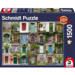 SCHMIDT Puzzle Koláž dveří 1500 dílků 133461