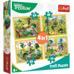 Puzzle Treflíci: Společné chvíle 4v1 (35,48,54,70 dílků) 133523