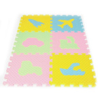 Pěnový koberec v pastelových barvách Doprava 6ks (30x30) 133919
