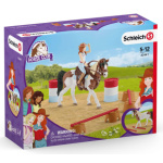 SCHLEICH Horse Club® 42441 Hannah a jezdecká sada na western 134196