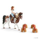 SCHLEICH Horse Club® 42441 Hannah a jezdecká sada na western 134196