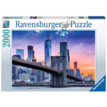 RAVENSBURGER Puzzle Newyorské mrakodrapy 2000 dílků 134472