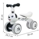 ECOTOYS Odrážedlo Pejsek bílé 134479