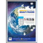 EUROGRAPHICS Smart puzzle Stříbrný hliníkový klaprám na puzzle 48,89x67,63cm 135352