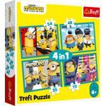 TREFL Puzzle Mimoni 4v1 (35,48,54,70 dílků) 135513