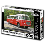 RETRO-AUTA Puzzle BUS č.6 Škoda 706 RTO MTZ (1970) 1000 dílků 135942