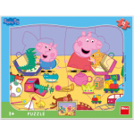 DINO Puzzle Prasátko Peppa: Tvary 12 dílků 137547