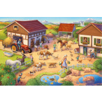 SCHMIDT Puzzle Farma 40 dílků + figurky zvířat 138894