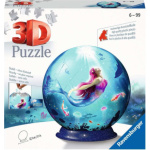 RAVENSBURGER 3D Puzzleball Mořská panna 72 dílků 139067