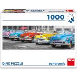 DINO Panoramatické puzzle Sraz bouráků 1000 dílků 140183