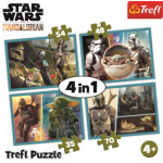 TREFL Puzzle Mandalorian a jeho svět 4v1 (35,48,54,70 dílků) 140418