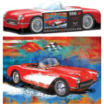 EUROGRAPHICS Puzzle v plechové krabičce Corvette 550 dílků 140789