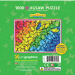 EUROGRAPHICS Puzzle v plechové krabičce Motýlí duha 1000 dílků 140793