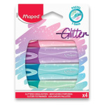 MAPED Zvýrazňovače Classic Glitter 4ks 141635