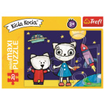 TREFL Puzzle Kicia Kocia: Ve vesmíru 20 dílků 141858