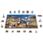 WOODEN CITY Dřevěné puzzle Snídaně v Paříži 2v1, 150 dílků EKO 141937