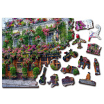 WOODEN CITY Dřevěné puzzle Londýnská hospoda 2v1, 75 dílků EKO 141956