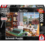 SCHMIDT Secret puzzle Na pracovním stole 1000 dílků 142982