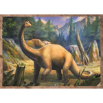 TREFL Puzzle Zajímaví dinosauři 4v1 (35,48,54,70 dílků) 143123