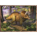 TREFL Puzzle Zajímaví dinosauři 4v1 (35,48,54,70 dílků) 143123