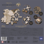 TREFL Wood Craft Origin puzzle Antická mapa světa 1000 dílků 144387