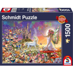 SCHMIDT Puzzle Kouzelná pohádková země 1500 dílků 144543