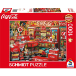 SCHMIDT Puzzle Coca Cola Nostalgický obchod 1000 dílků 144548