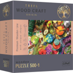 TREFL Wood Craft Origin puzzle Barevné koktejly 501 dílků 145115