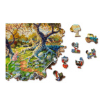 WOODEN CITY Dřevěné puzzle Venkovské mosty 2v1, 505 dílků EKO 145425