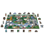 WOODEN CITY Dřevěné puzzle Londýnské památky 2v1, 505 dílků EKO 145426