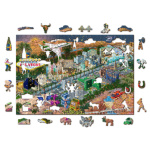 WOODEN CITY Dřevěné puzzle Vítejte v Las Vegas 2v1, 505 dílků EKO 145427