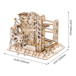 ROBOTIME Rokr 3D dřevěné puzzle Kuličková dráha: Explorer 260 dílků 145780