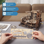 ROBOTIME Rokr 3D dřevěné puzzle Kuličková dráha: Noční město 294 dílků 145781