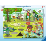 RAVENSBURGER Vkládačka Naše zahrada 12 dílků 145927