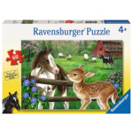 RAVENSBURGER Puzzle Hříbátko a koloušek 60 dílků 145931