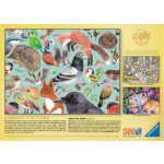 RAVENSBURGER Puzzle Návštěvníci zahrady 500 dílků 145942