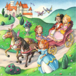 RAVENSBURGER Puzzle Malé princezny 3x49 dílků 145954