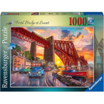 RAVENSBURGER Puzzle Forth Bridge při západu slunce, Skotsko 1000 dílků 146034