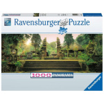 RAVENSBURGER Panoramatické puzzle Chrám džungle Pura Luhur Batukaru, Bali 1000 dílků 146079